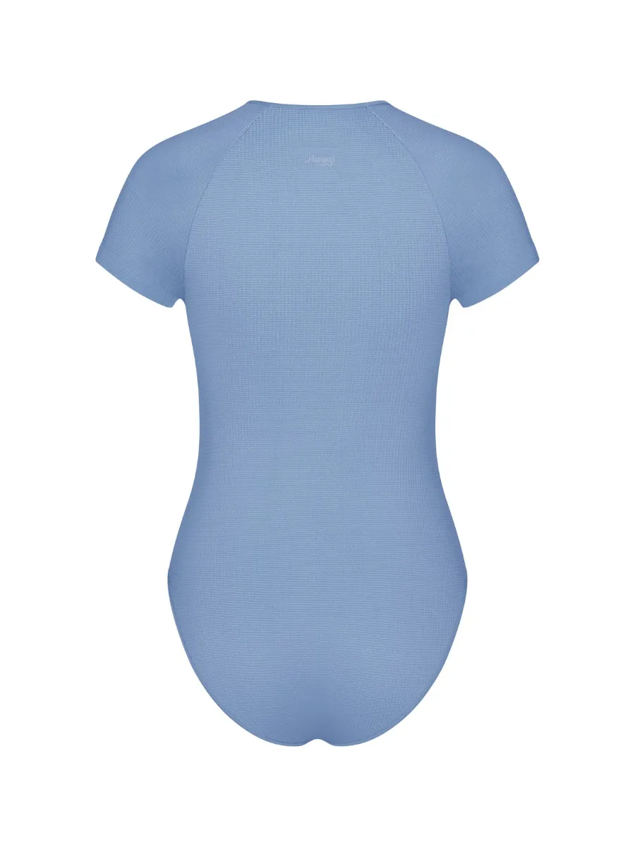 EVER Infused Camomile Short Sleeve Body - Azura Blue