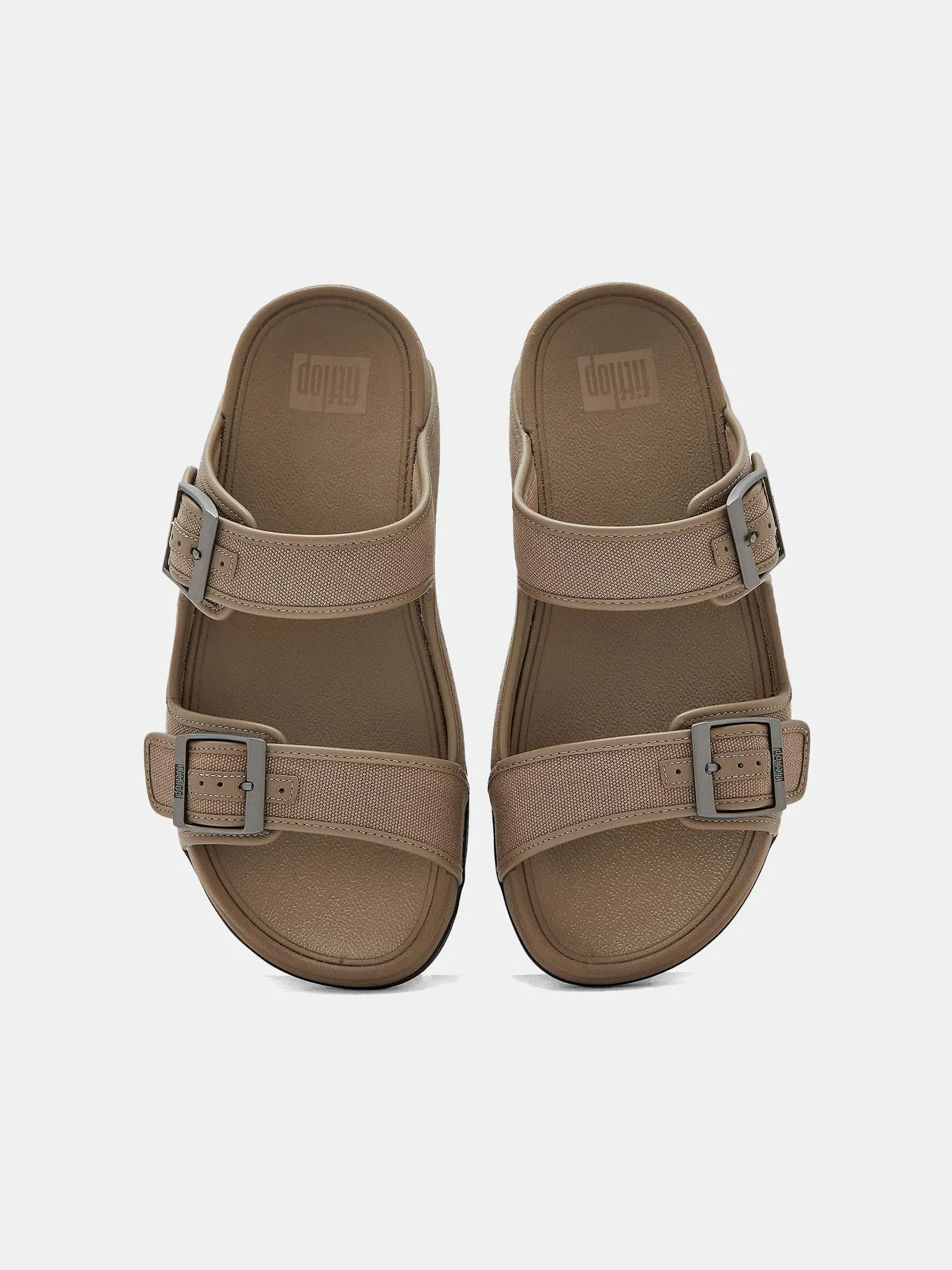 Fitflop Men's Gogh Moc Buckle Canvas Slides