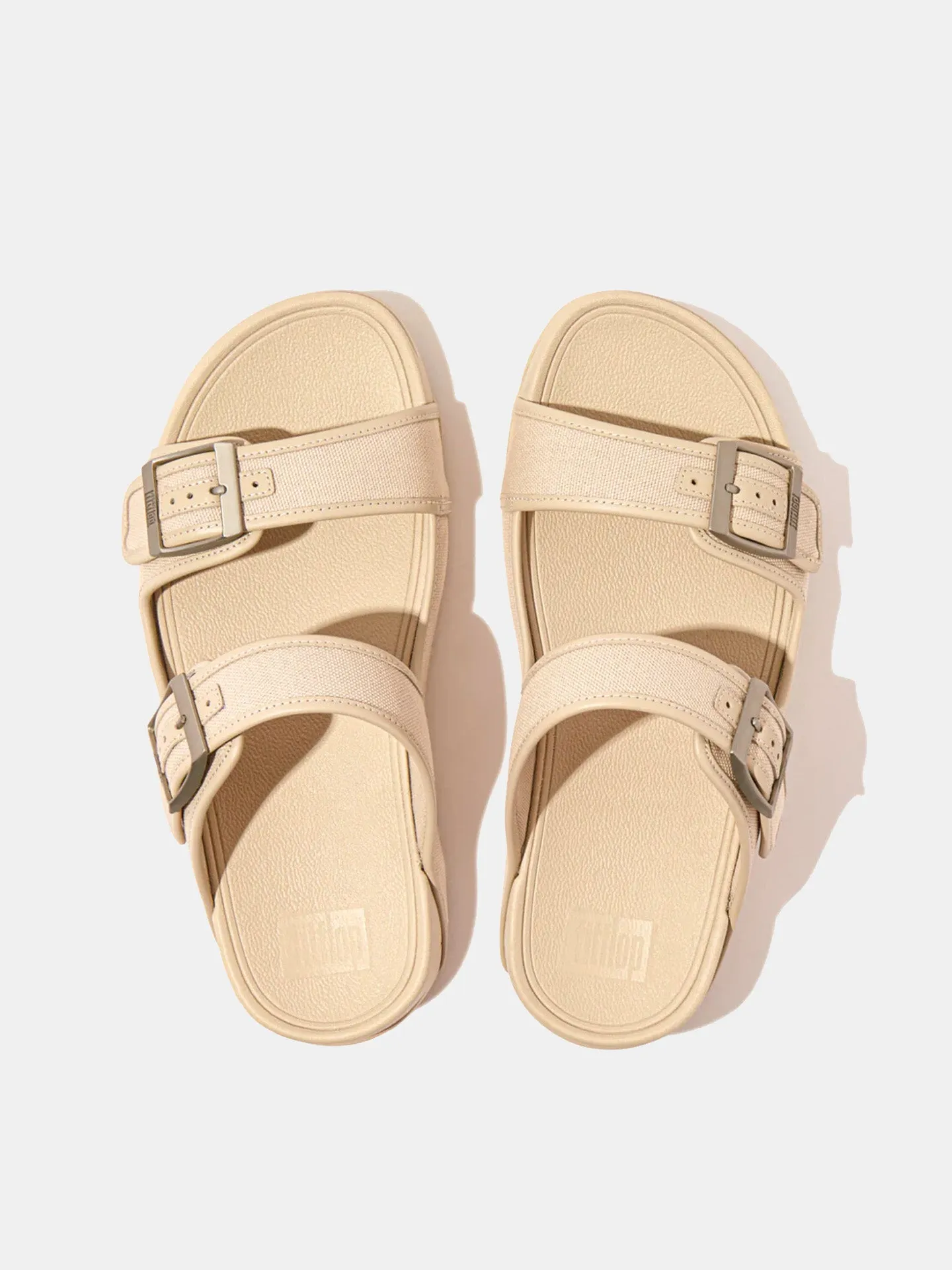 Fitflop Men's Gogh Moc Buckle Canvas Slides