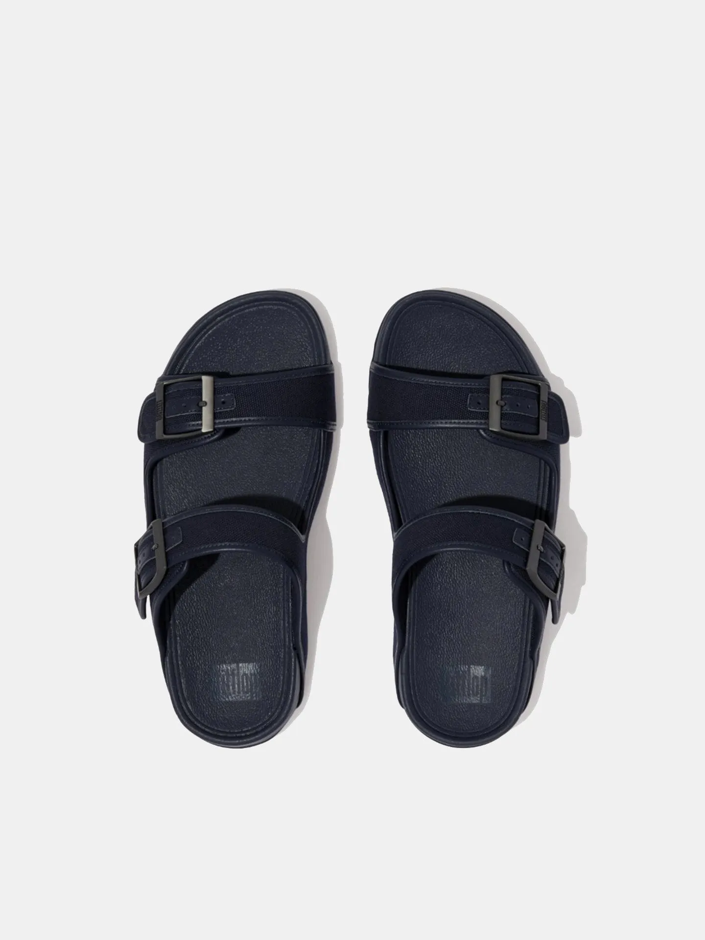 Fitflop Men's Gogh Moc Buckle Canvas Slides