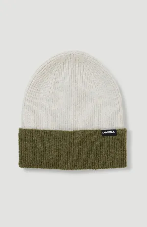 Future Surf Society Beanie | Deep Lichen Green Colour Block