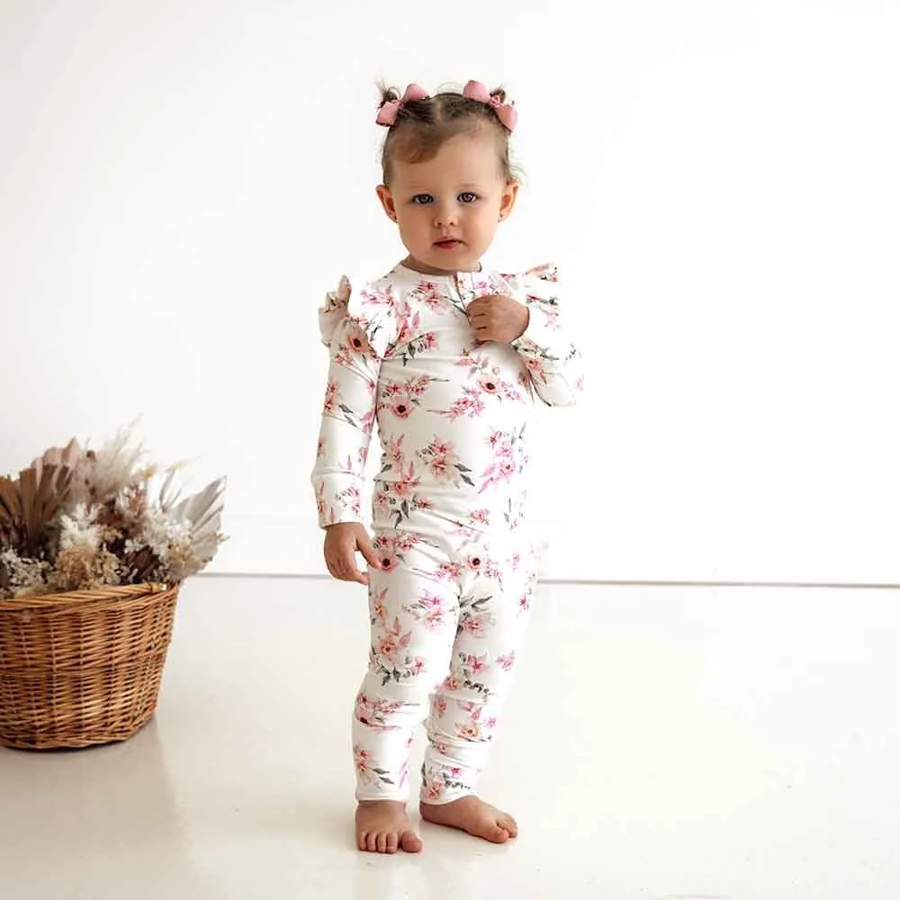 Girl's Camille Organic-cotton Growsuit