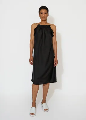 Giverny Slip Dress in Onyx