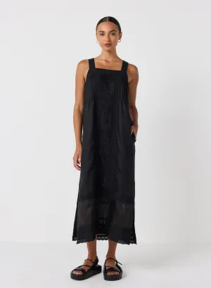 Gretal Linen Ramie Midi Dress