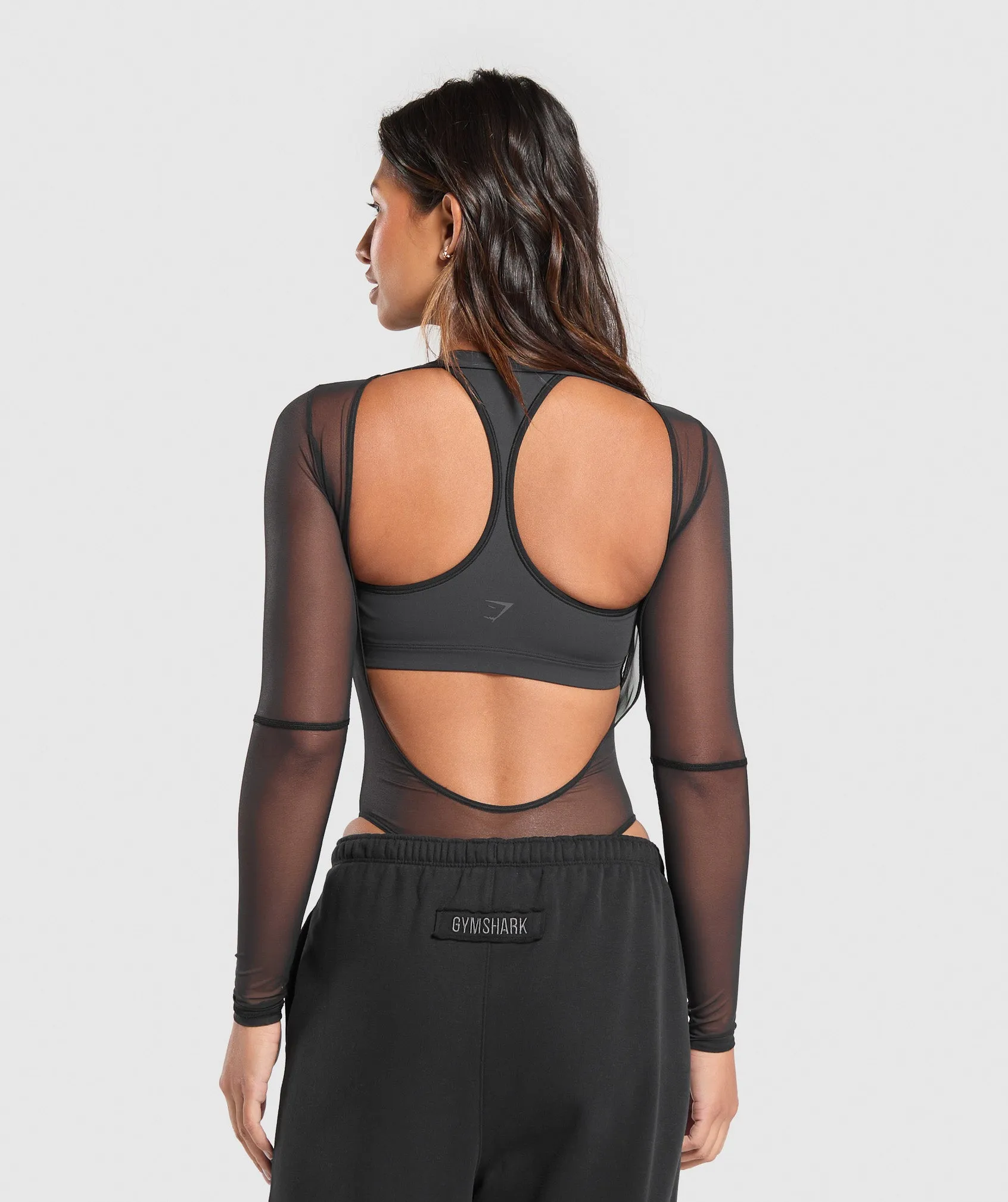 Gymshark Elevate Mesh Bodysuit - Black