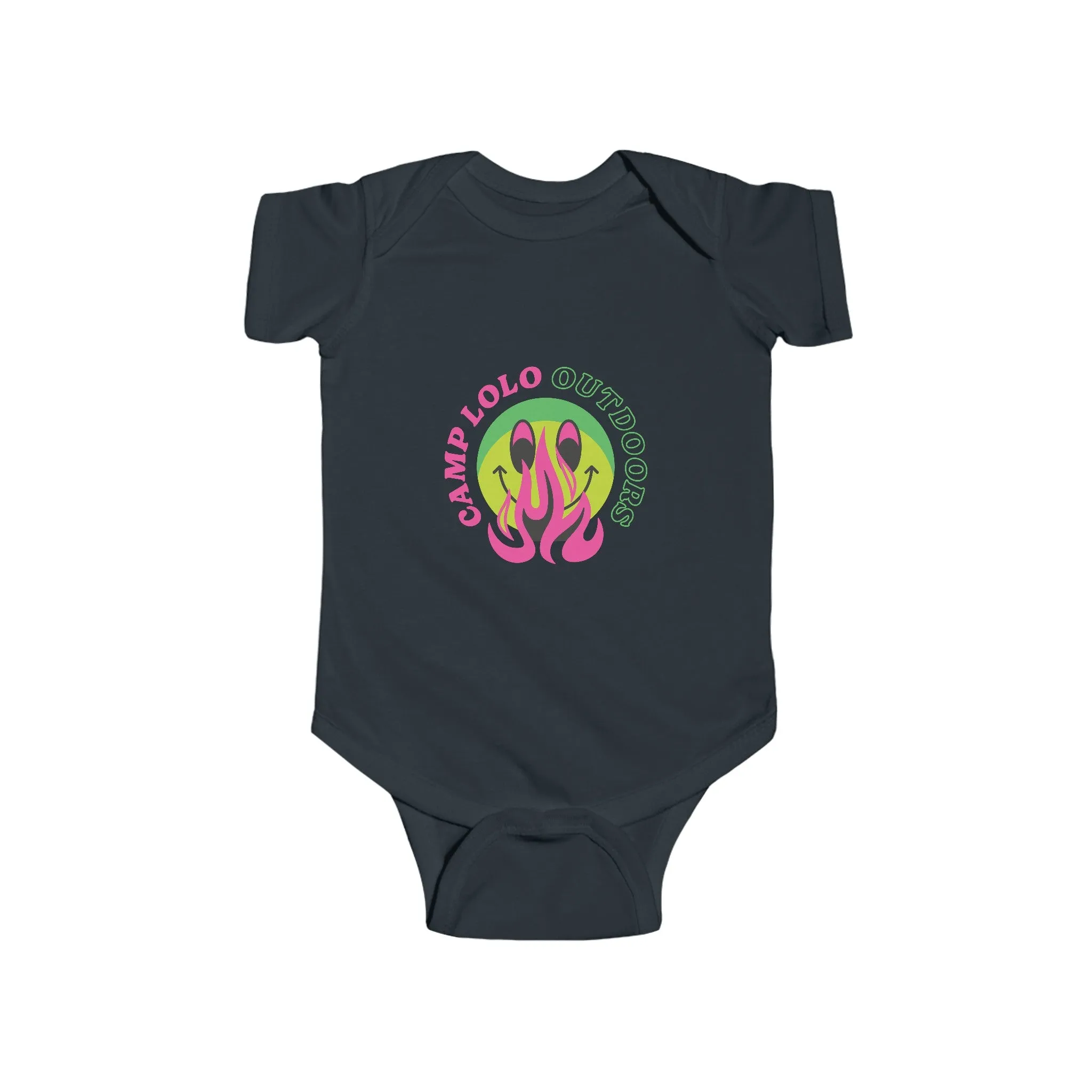 Happy Camper Infant Fine Jersey Bodysuit