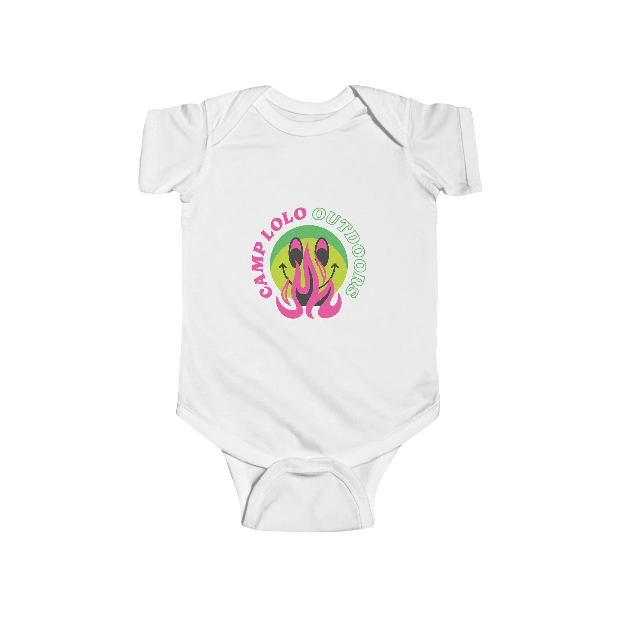 Happy Camper Infant Fine Jersey Bodysuit