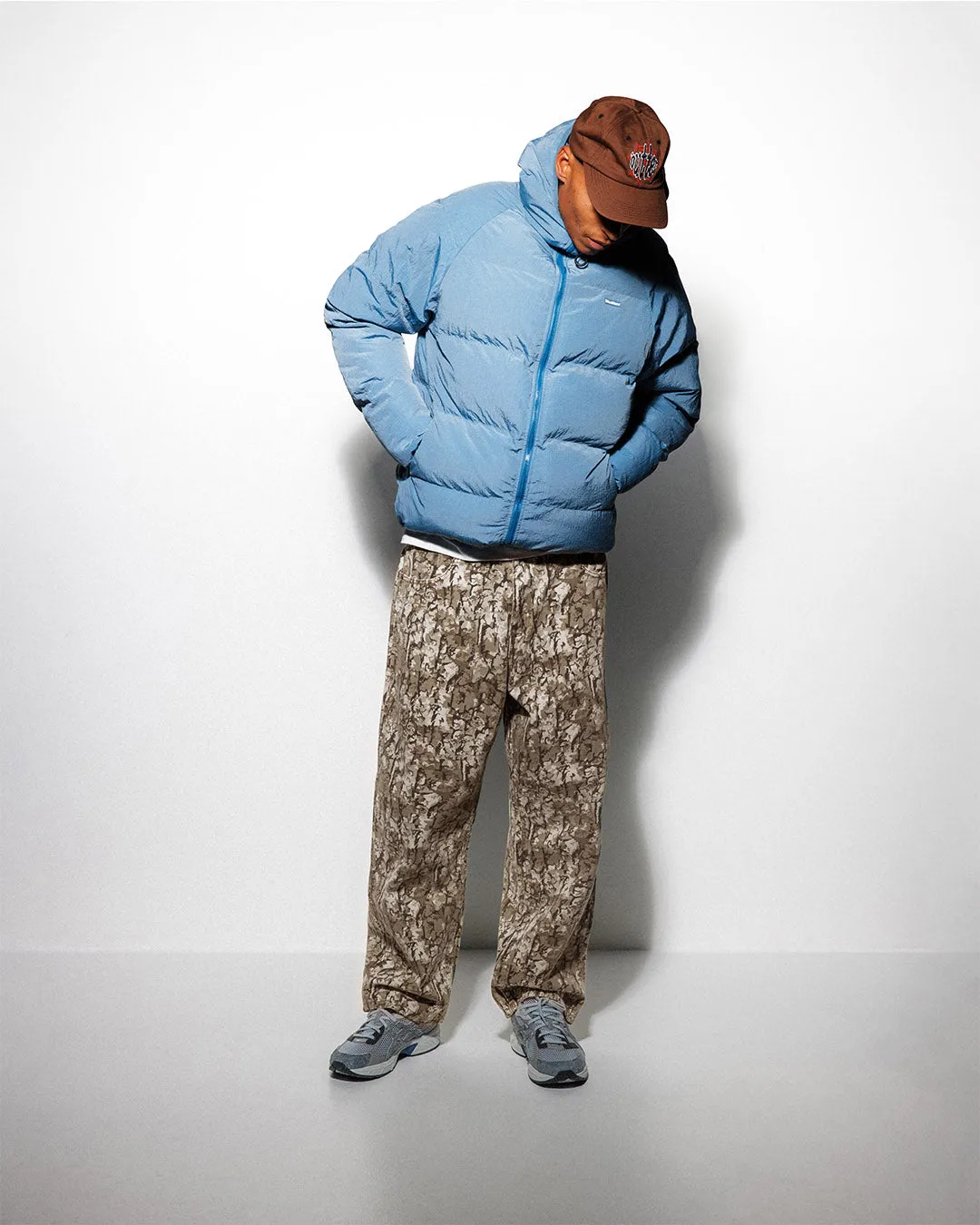 Hooded Puffer Jacket, Ice