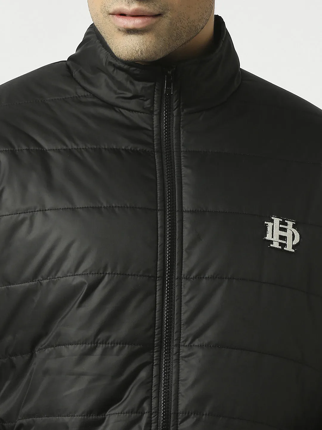 Ink Black Puffer Jacket