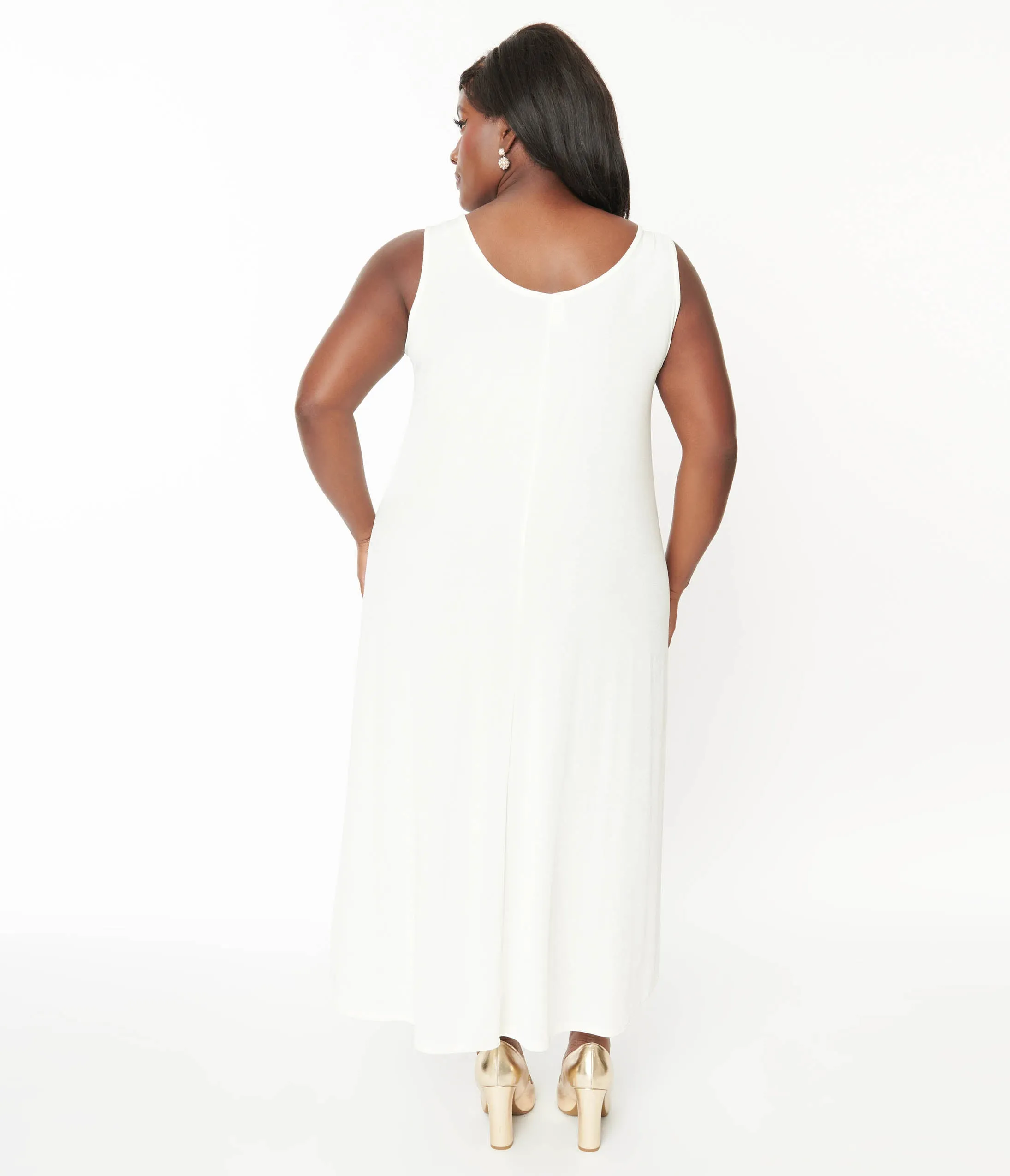 Ivory Slip Maxi Dress