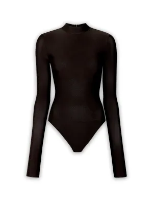 Jersey Mock Neck Bodysuit