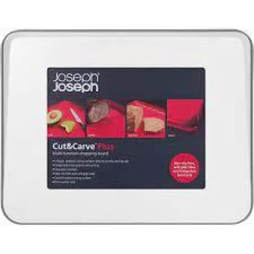 Joseph Joseph Cut & Carve Plus Large Chopping Board White