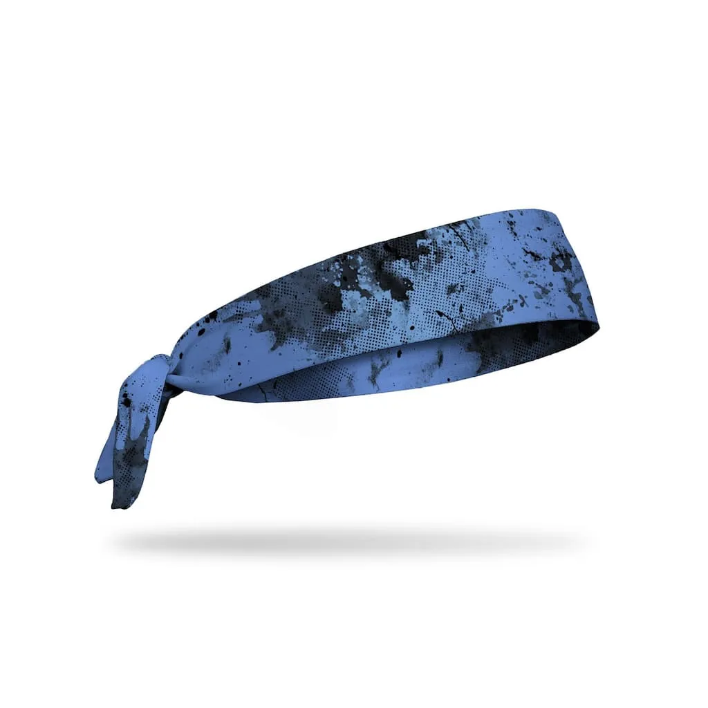 JUNK Baby Blue Grunge Headband (Flex Tie)