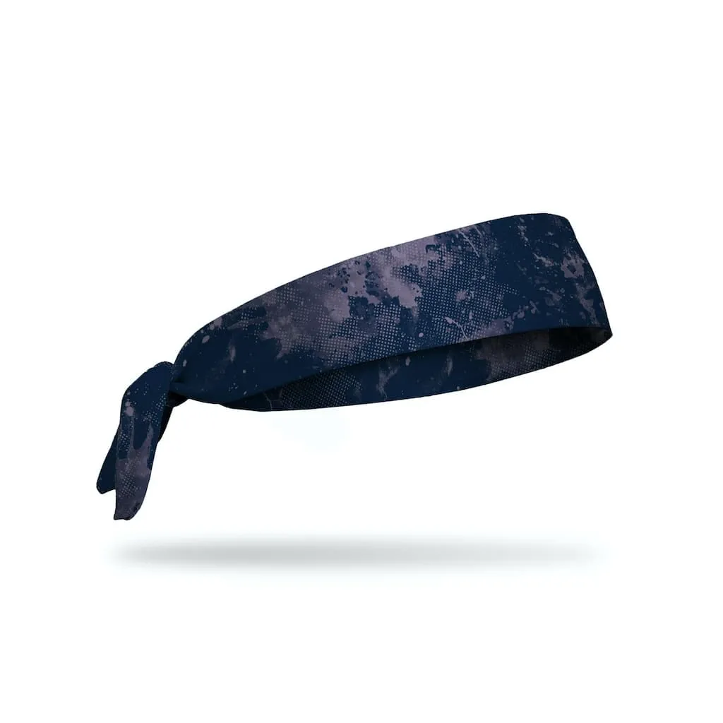 JUNK Navy Grunge Headband (Flex Tie)