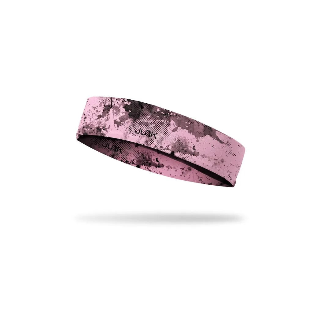 JUNK Powder Pink Grunge Headband (Baller Band)