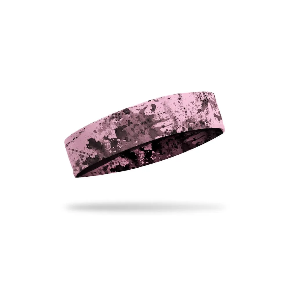 JUNK Powder Pink Grunge Headband (Baller Band)