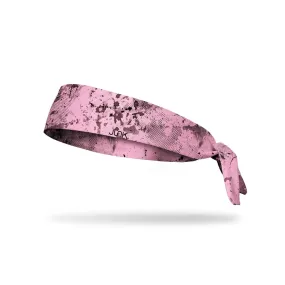 JUNK Powder Pink Grunge Headband (Flex Tie)