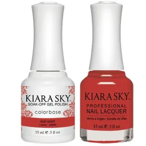 Kiara Sky All-in-One Gel   Polish Duo - 5030 Hot Stuff