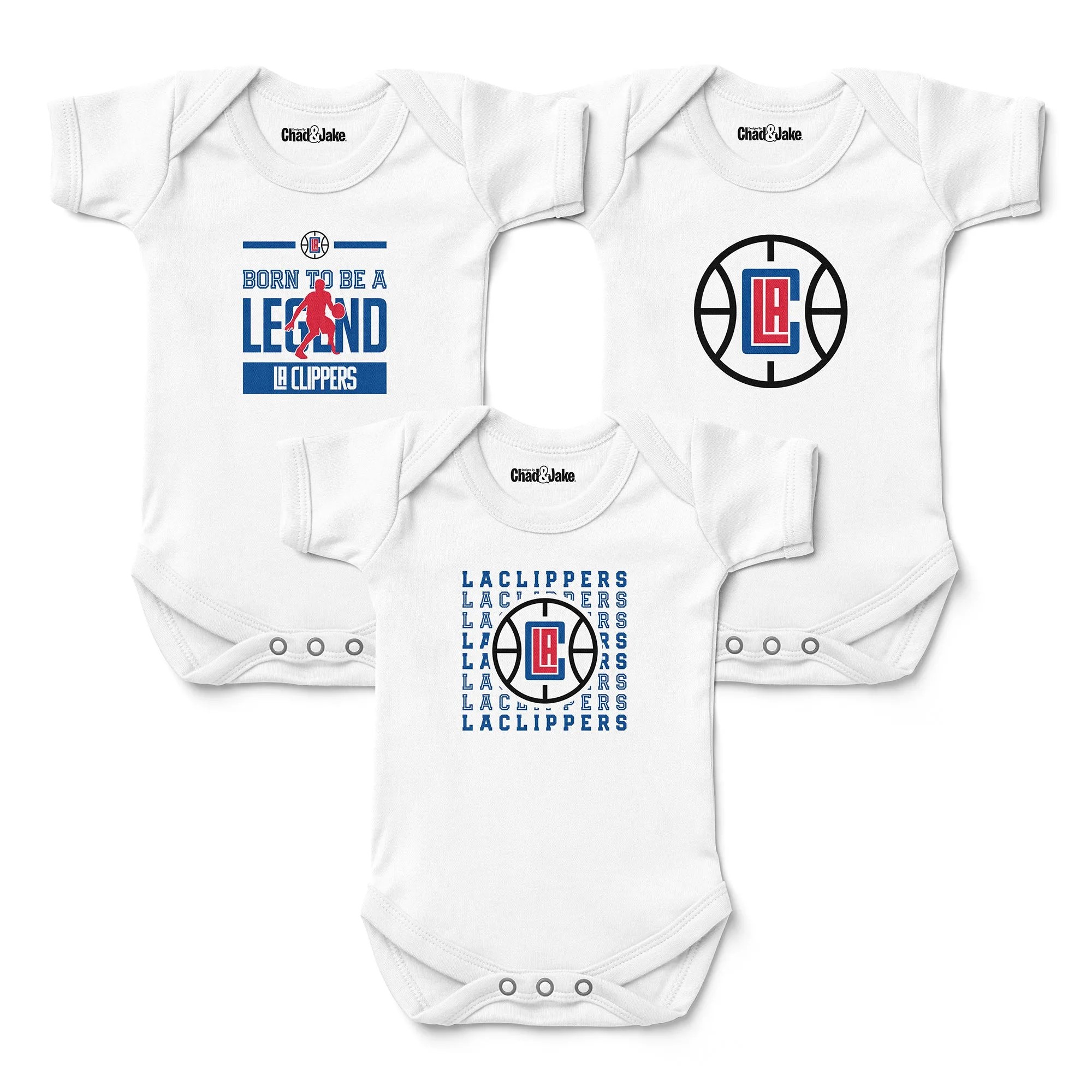 LA Clippers 3-Pack Bodysuits