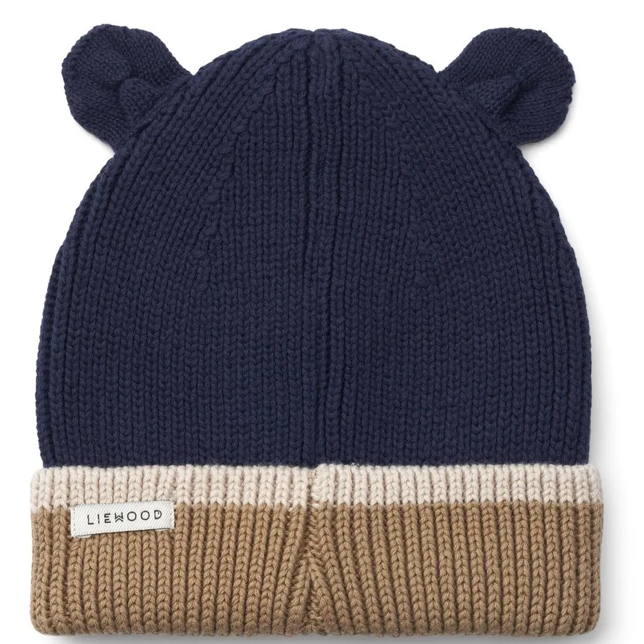 Liewood Gina Beanie Hat | Classic Navy Mix