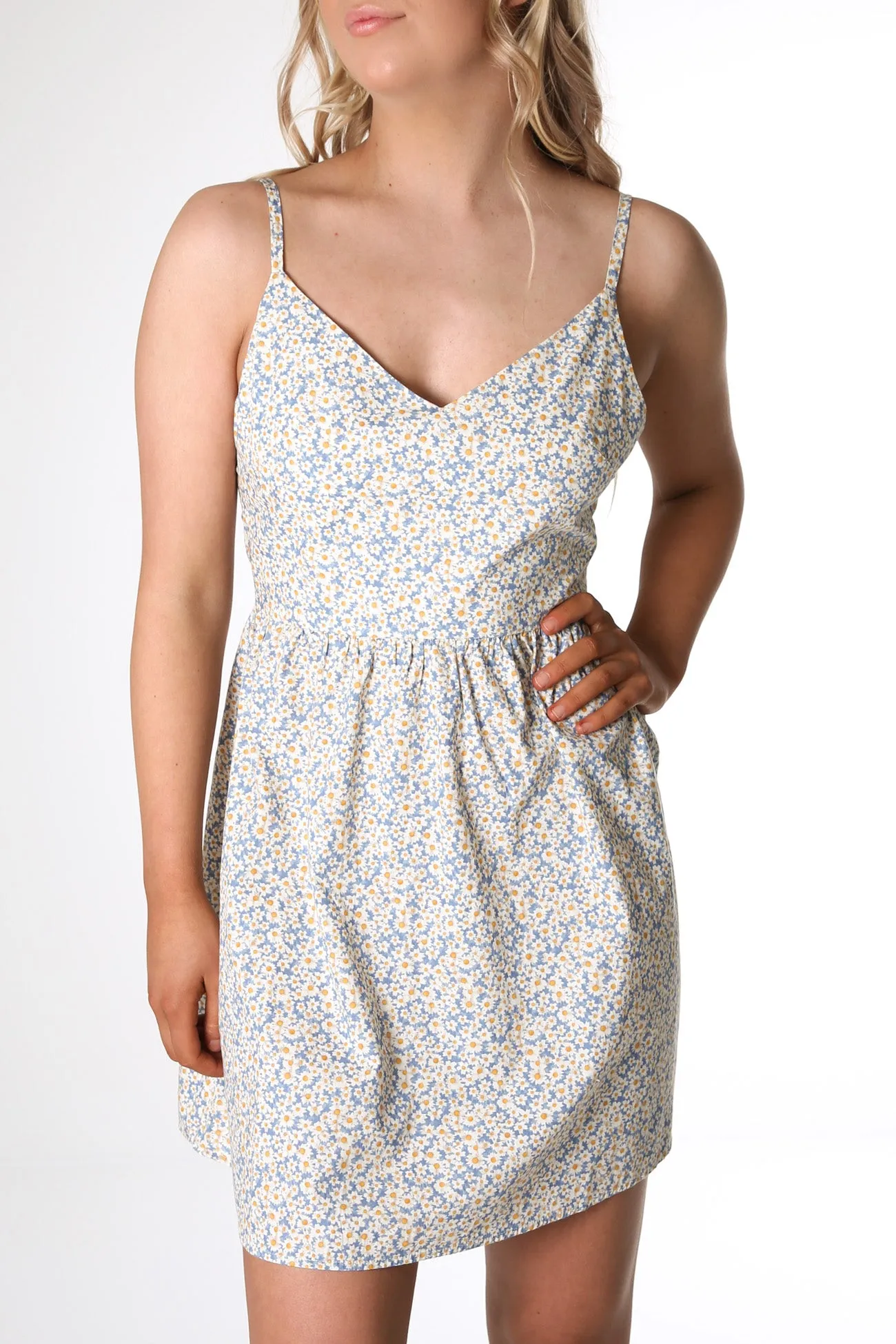 Lila Dress Blue Fog