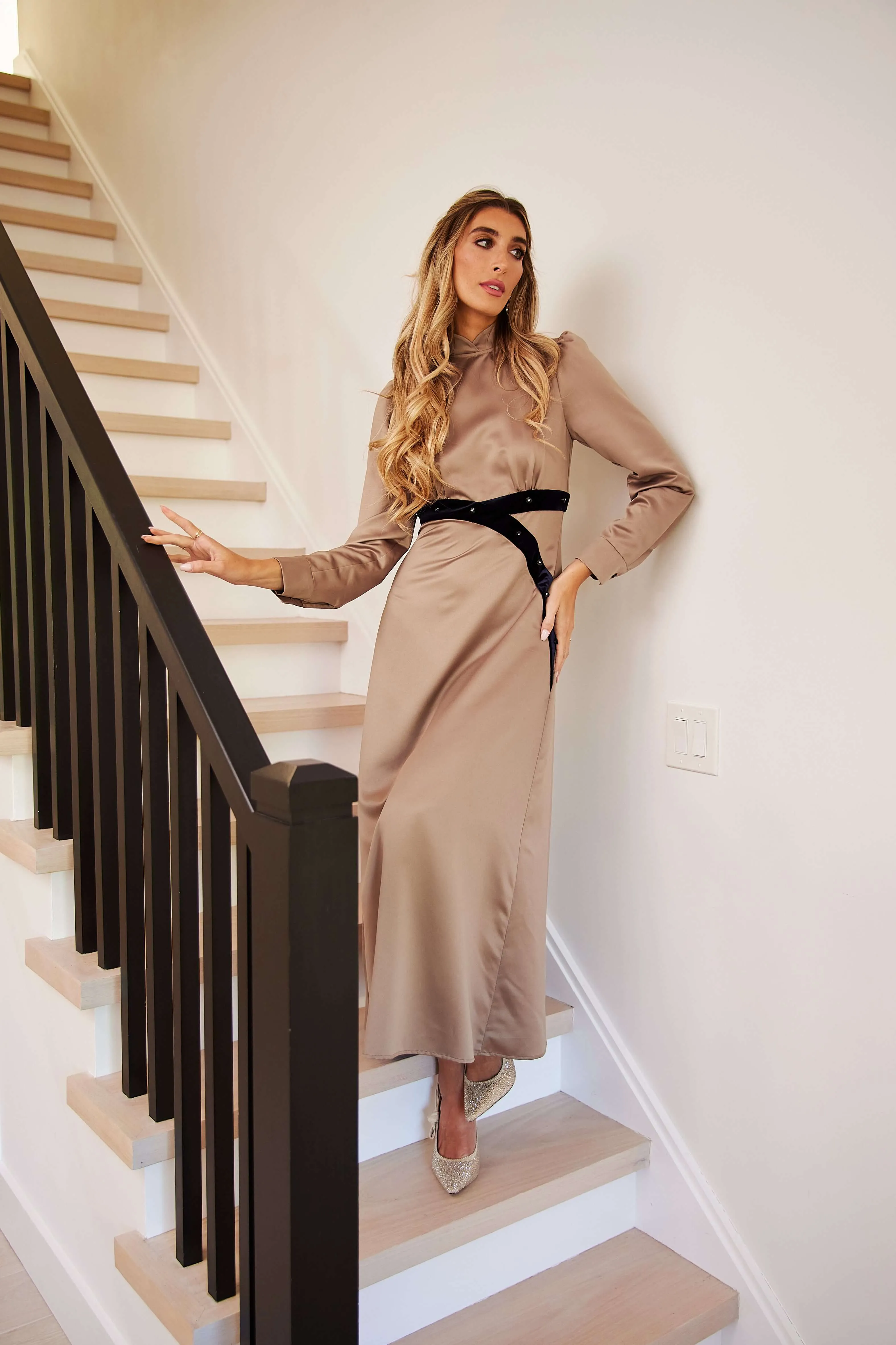 LIV SATIN MAXI DRESS