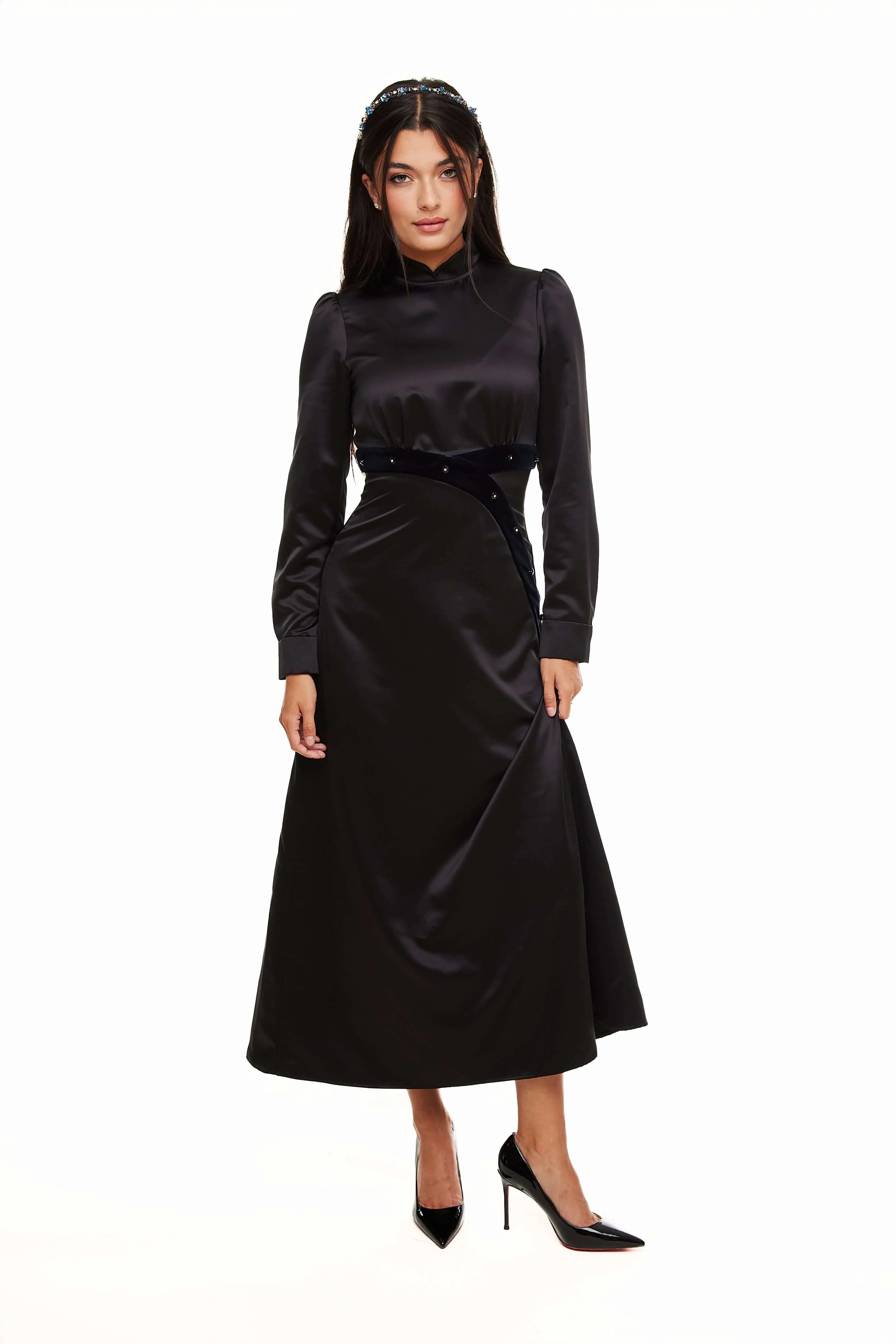 LIV SATIN MAXI DRESS