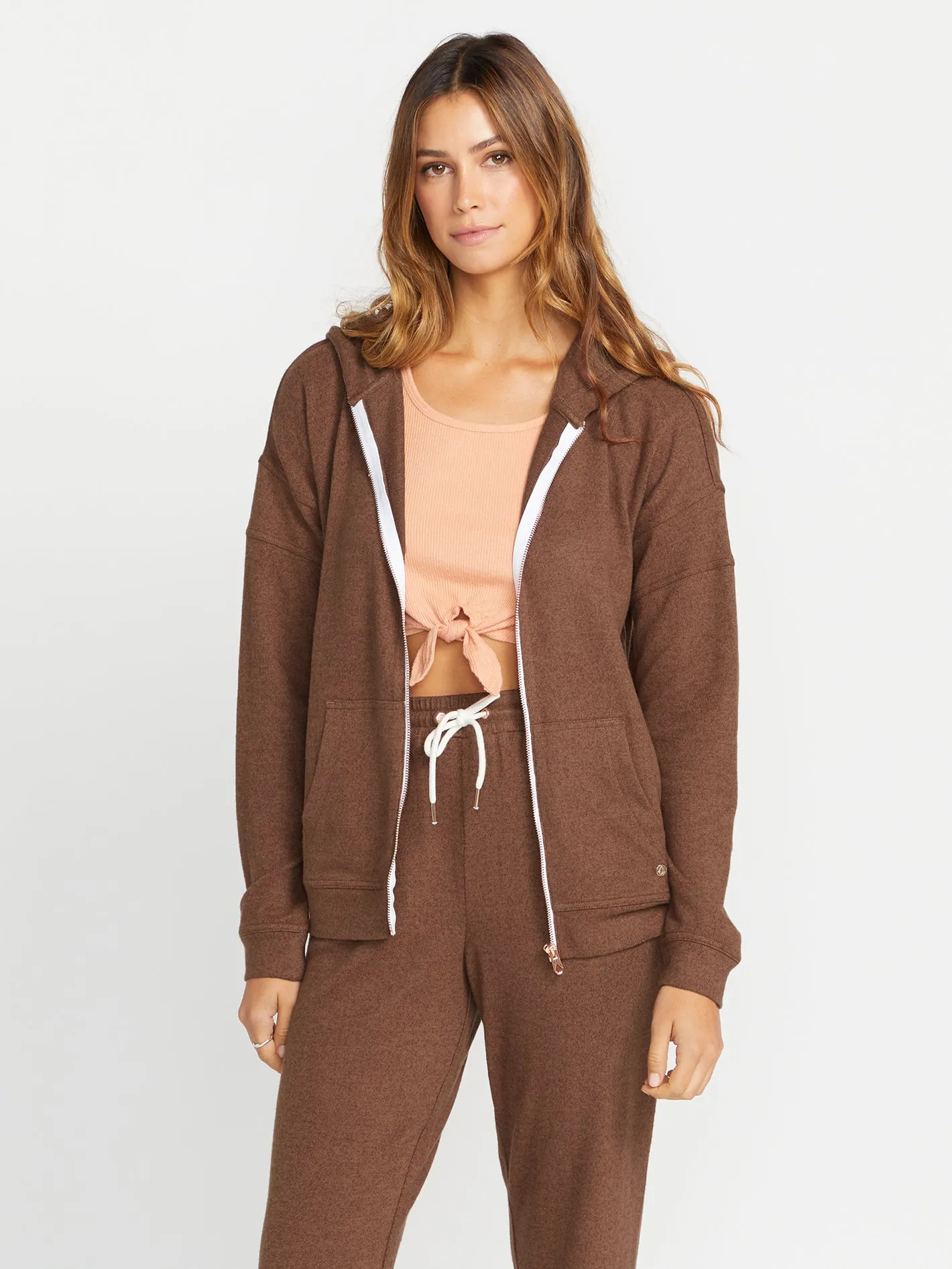 Lived in Lounge Zip Jacket - Chocolate