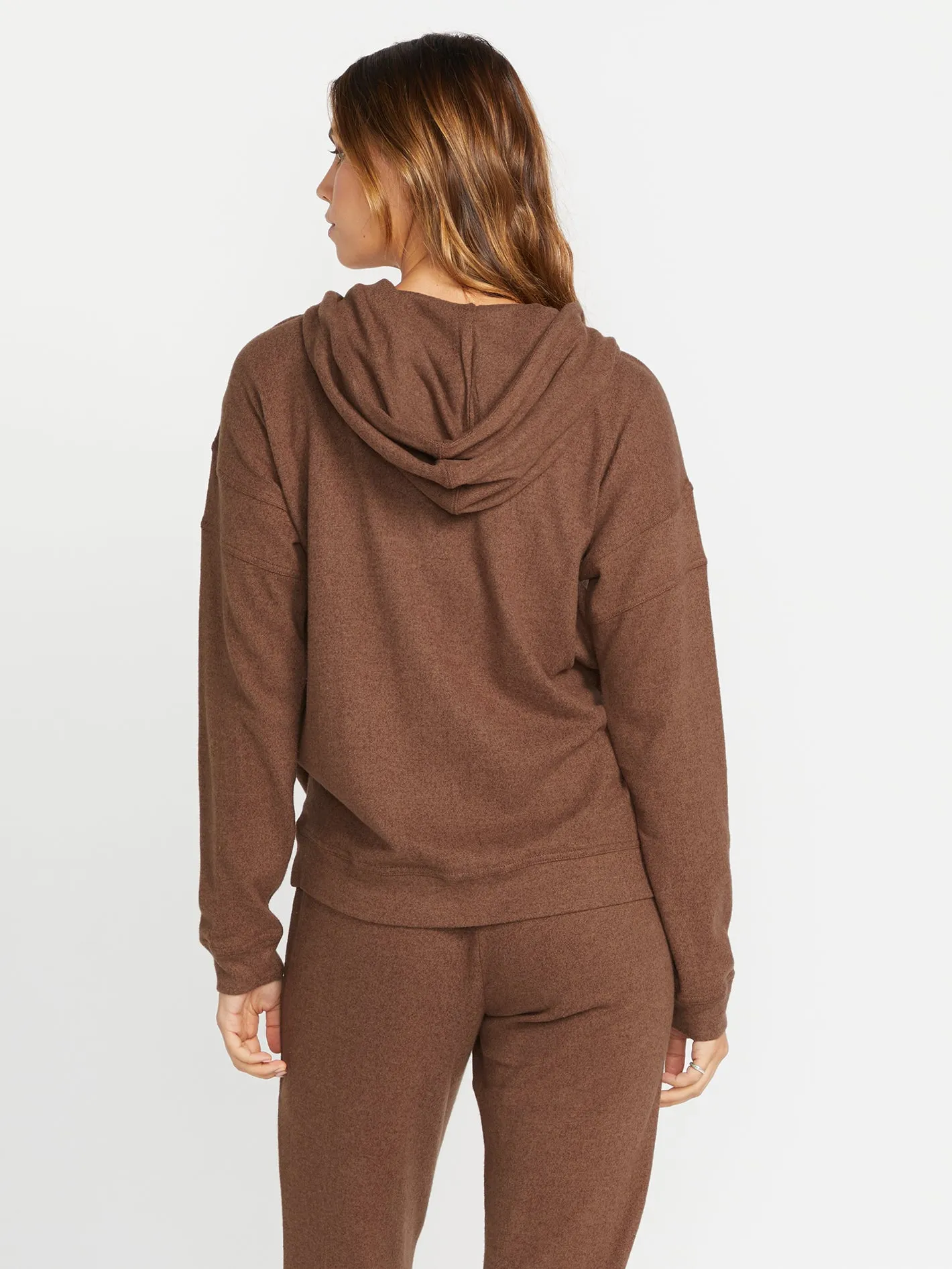 Lived in Lounge Zip Jacket - Chocolate