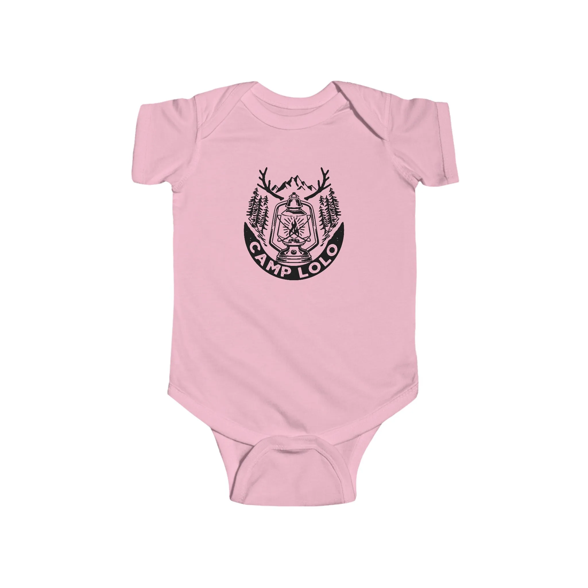 Lolo Camp Lantern Infant Fine Jersey Bodysuit