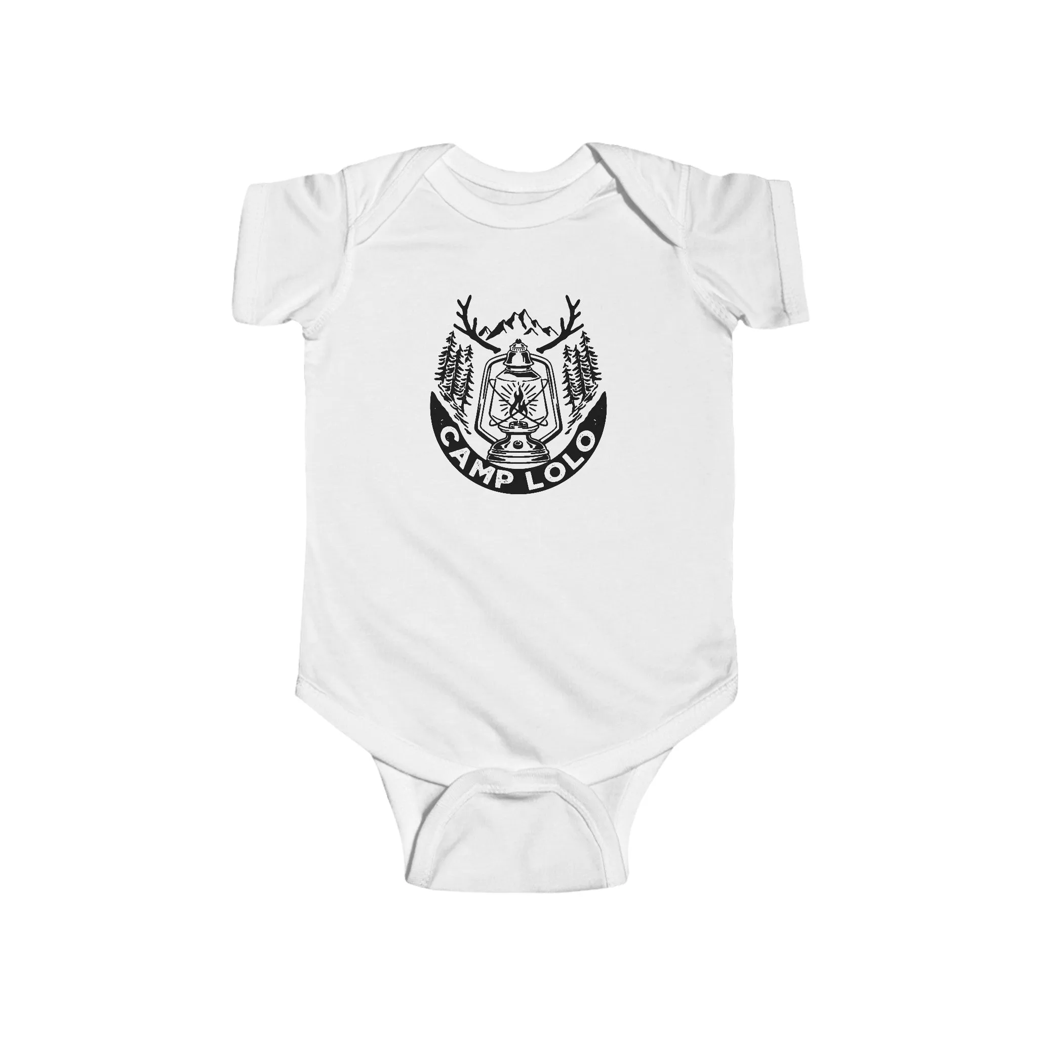 Lolo Camp Lantern Infant Fine Jersey Bodysuit