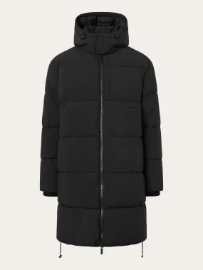 Long puffer coat - Black Jet