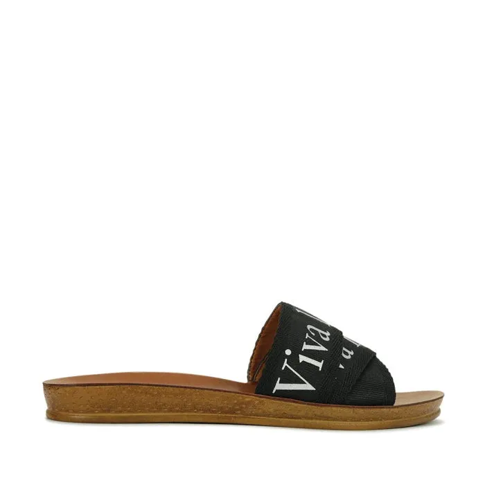 Los Cabos Clar Slip On Slide Black