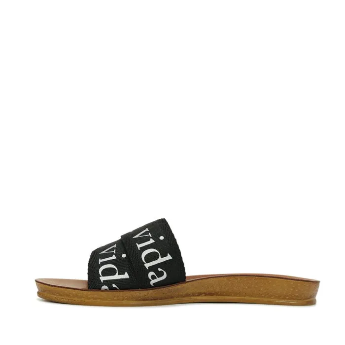 Los Cabos Clar Slip On Slide Black