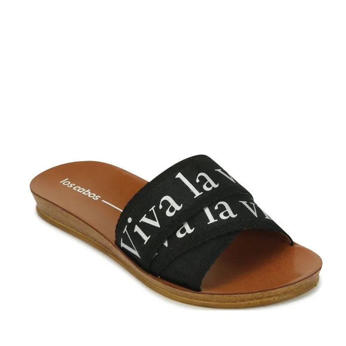 Los Cabos Clar Slip On Slide Black