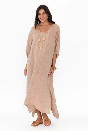 Marcel Rust Linen Dress