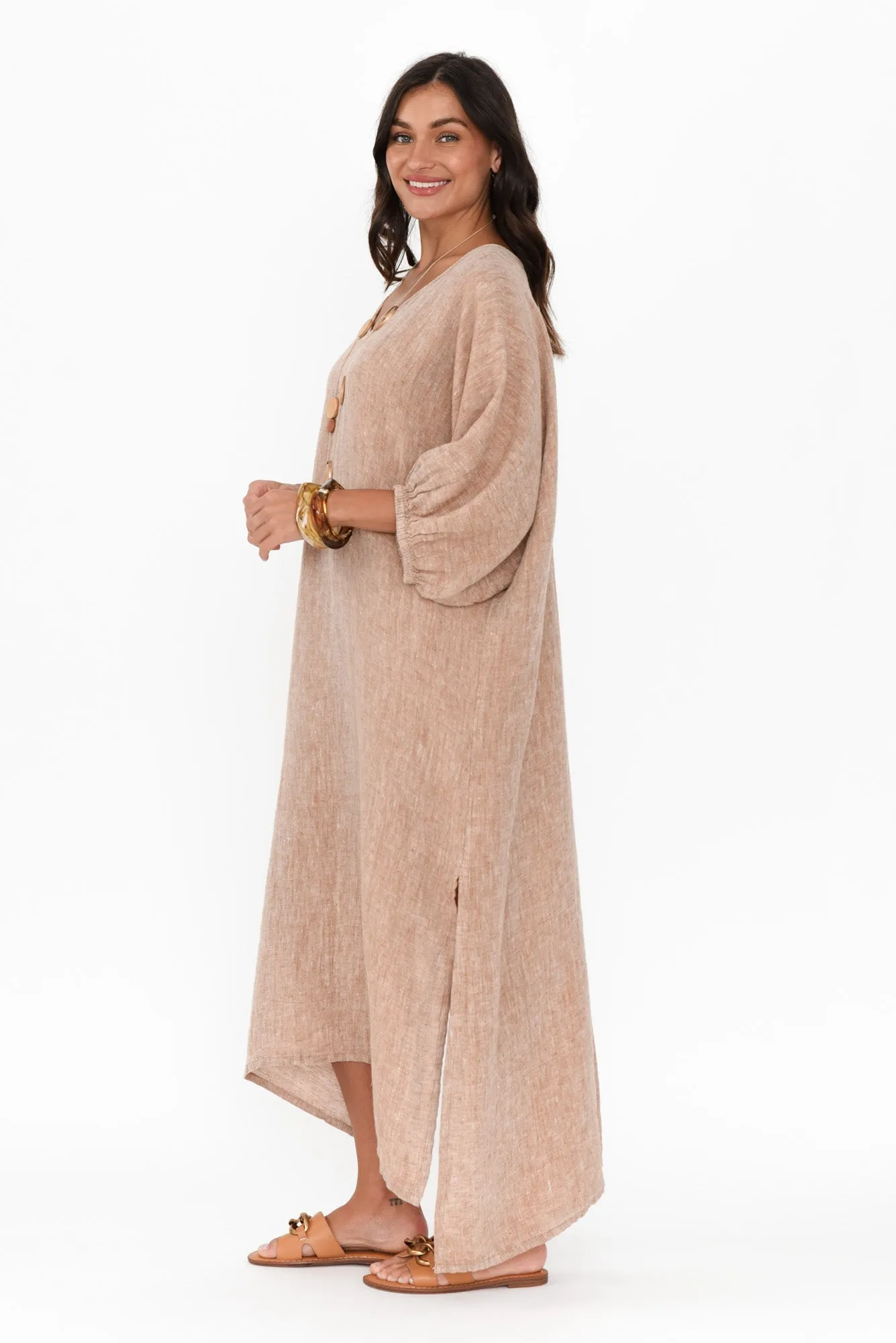 Marcel Rust Linen Dress