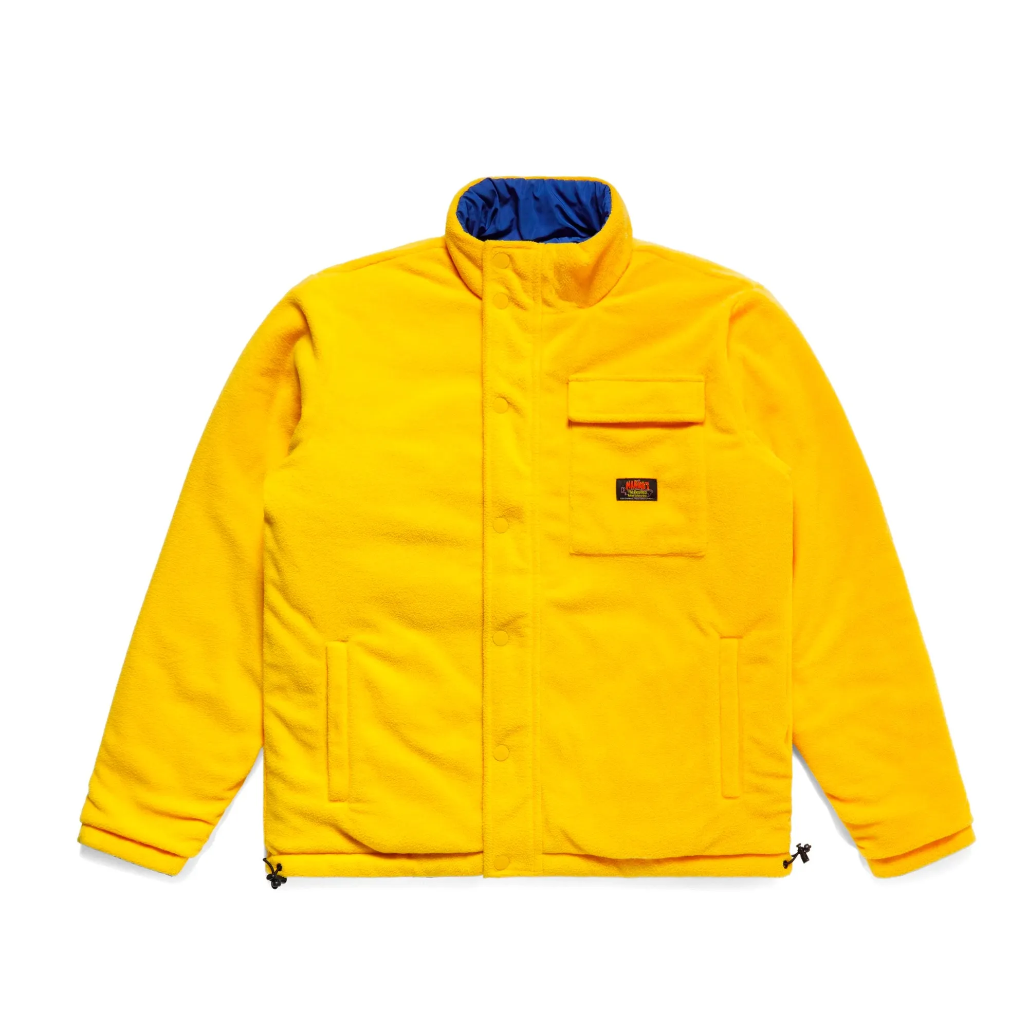 Market Yellow Submarine Mens Reversible AOP Nylon Puffer Jacket