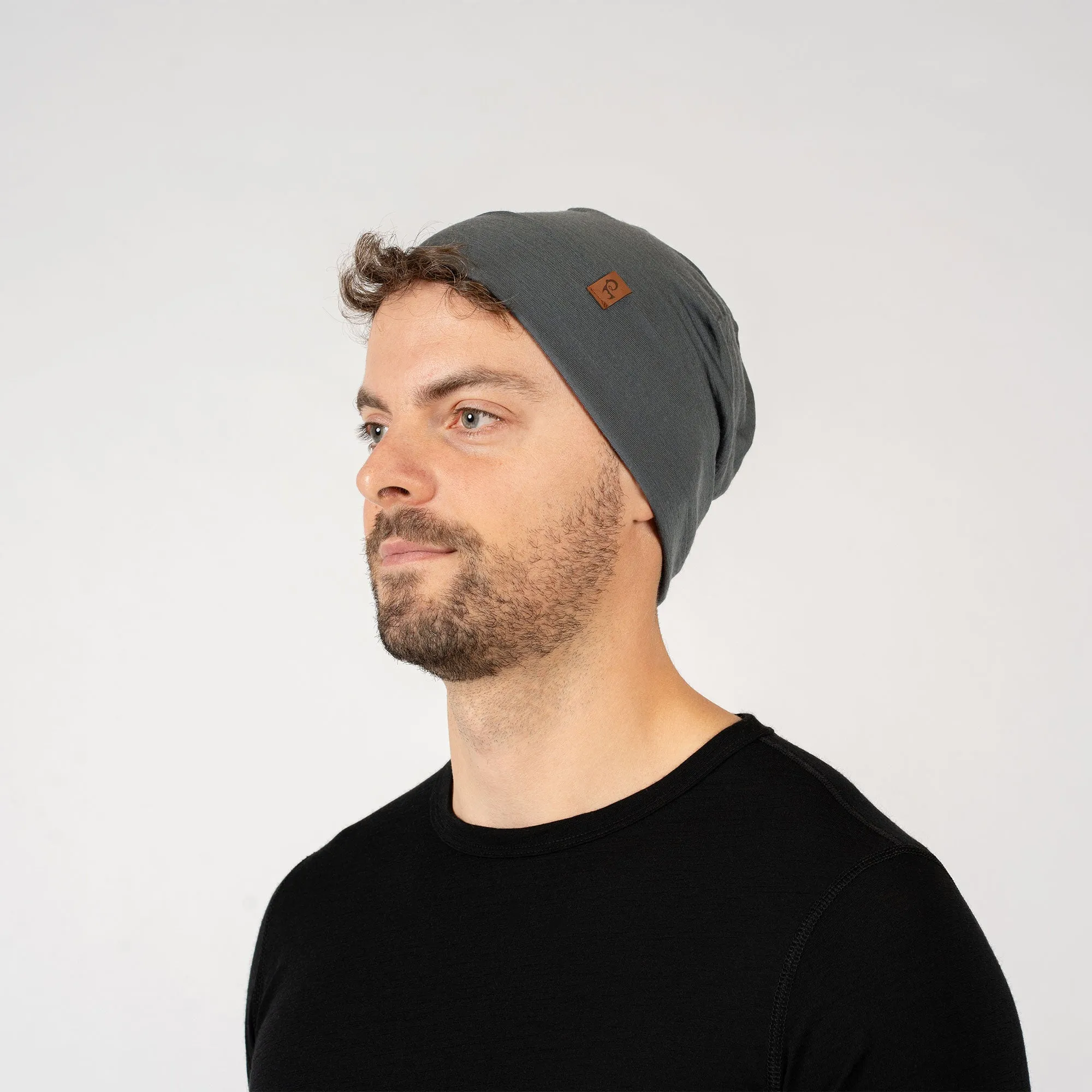 Men's Merino Beanie Perfect Grey