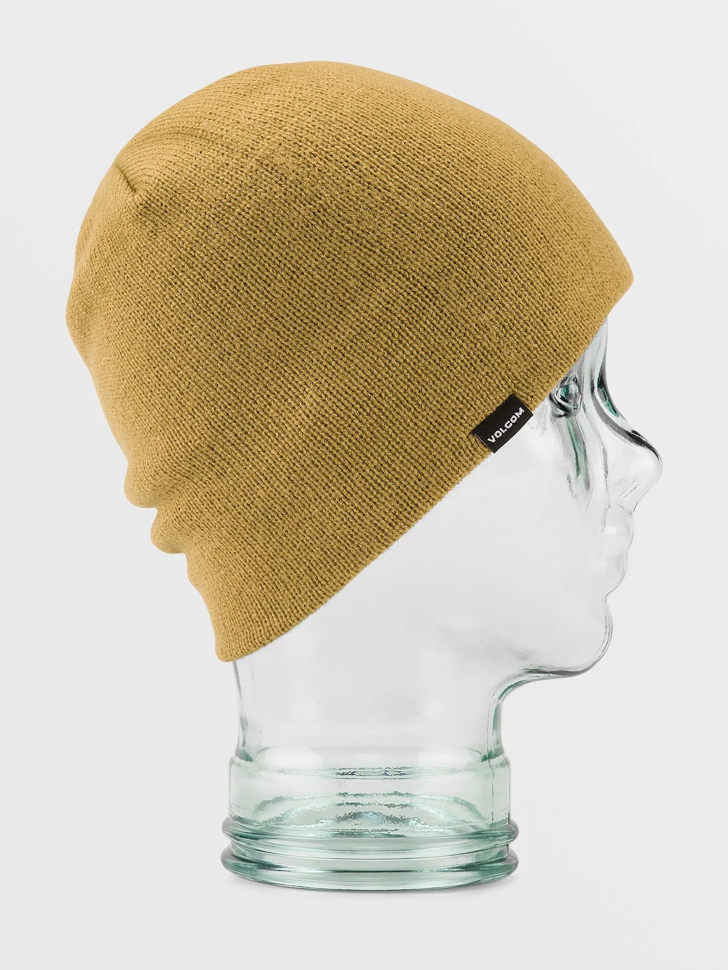 Mens V.Co Skull Beanie - Dark Khaki