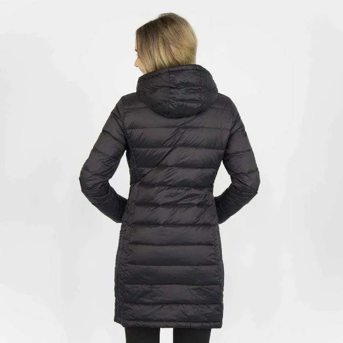 Moke Sarah Long Duck Down Jacket | Black