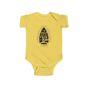 My Help comes from the Lord Infant Fine Jersey Bodysuit