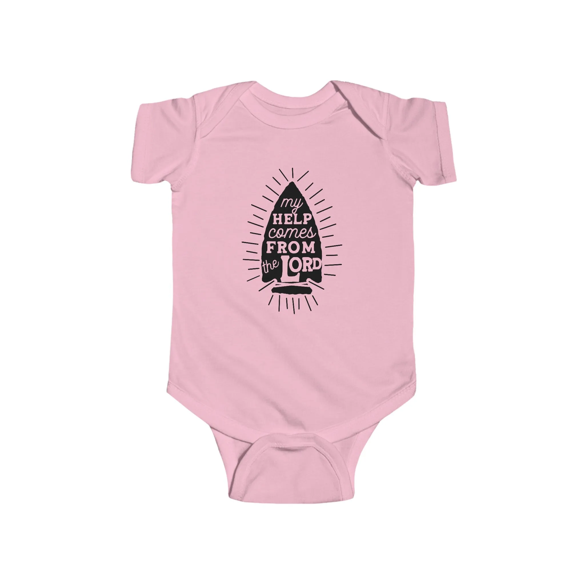 My Help comes from the Lord Infant Fine Jersey Bodysuit