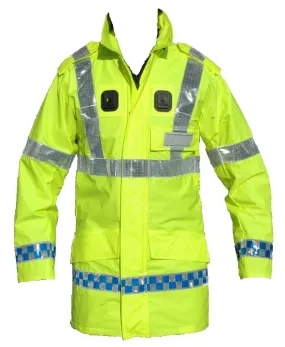 New Hi Viz Breathable Waterproof Ventflex Coat Klickfast Security