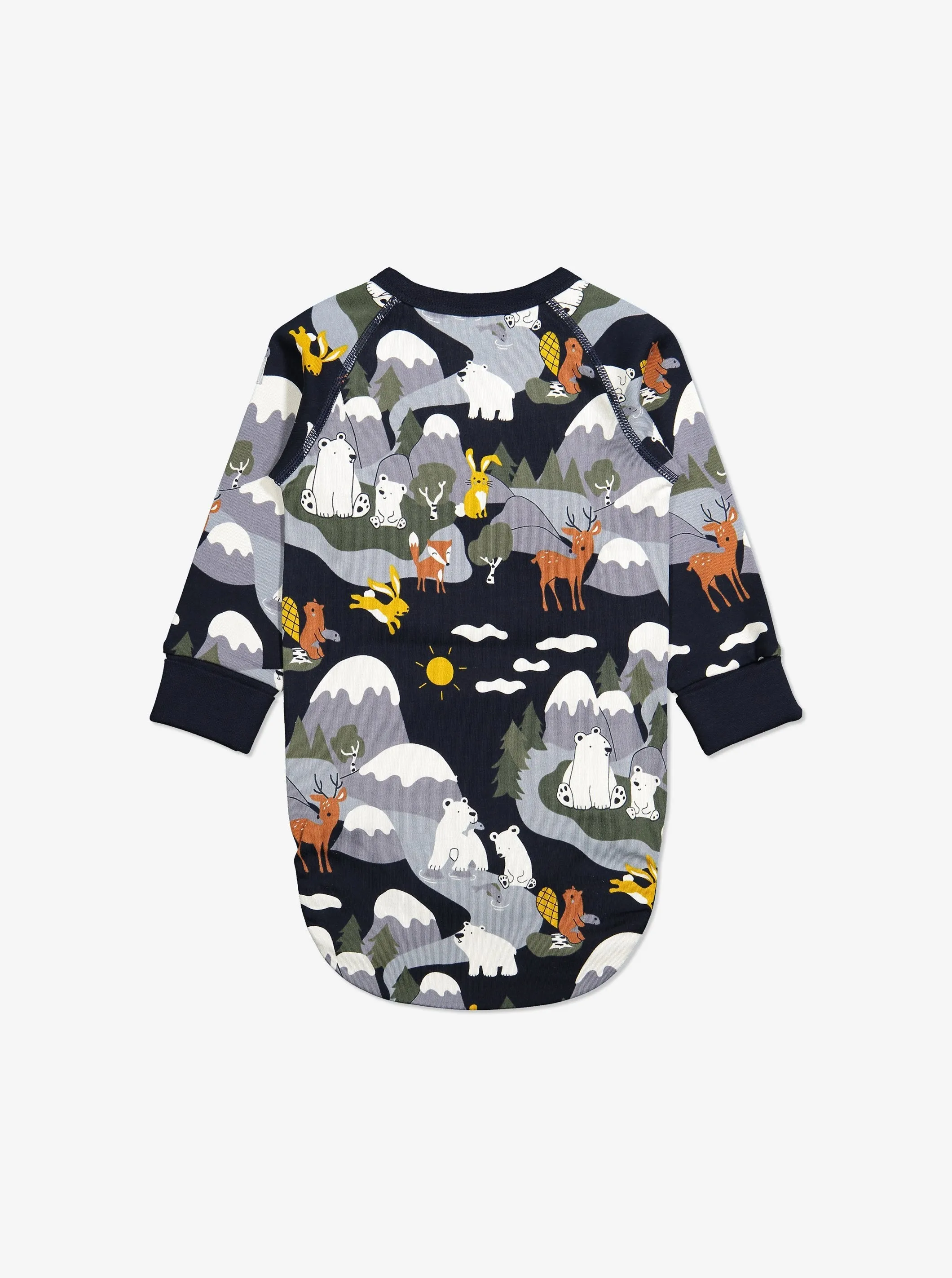 Nordic Winter Wraparound Babygrow