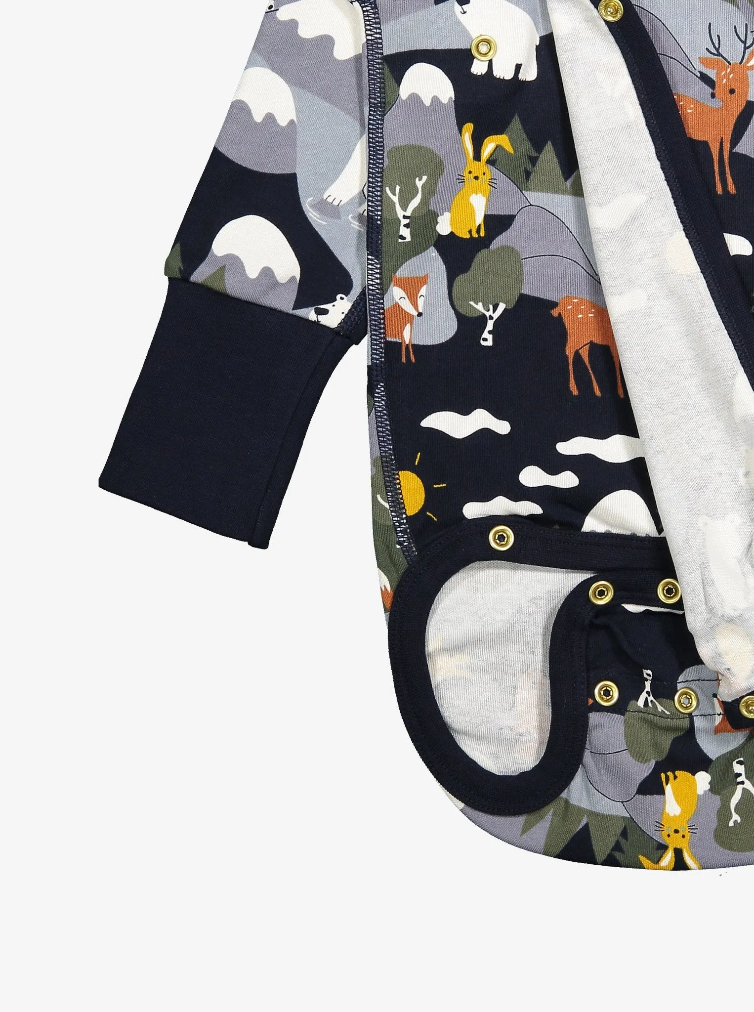 Nordic Winter Wraparound Babygrow