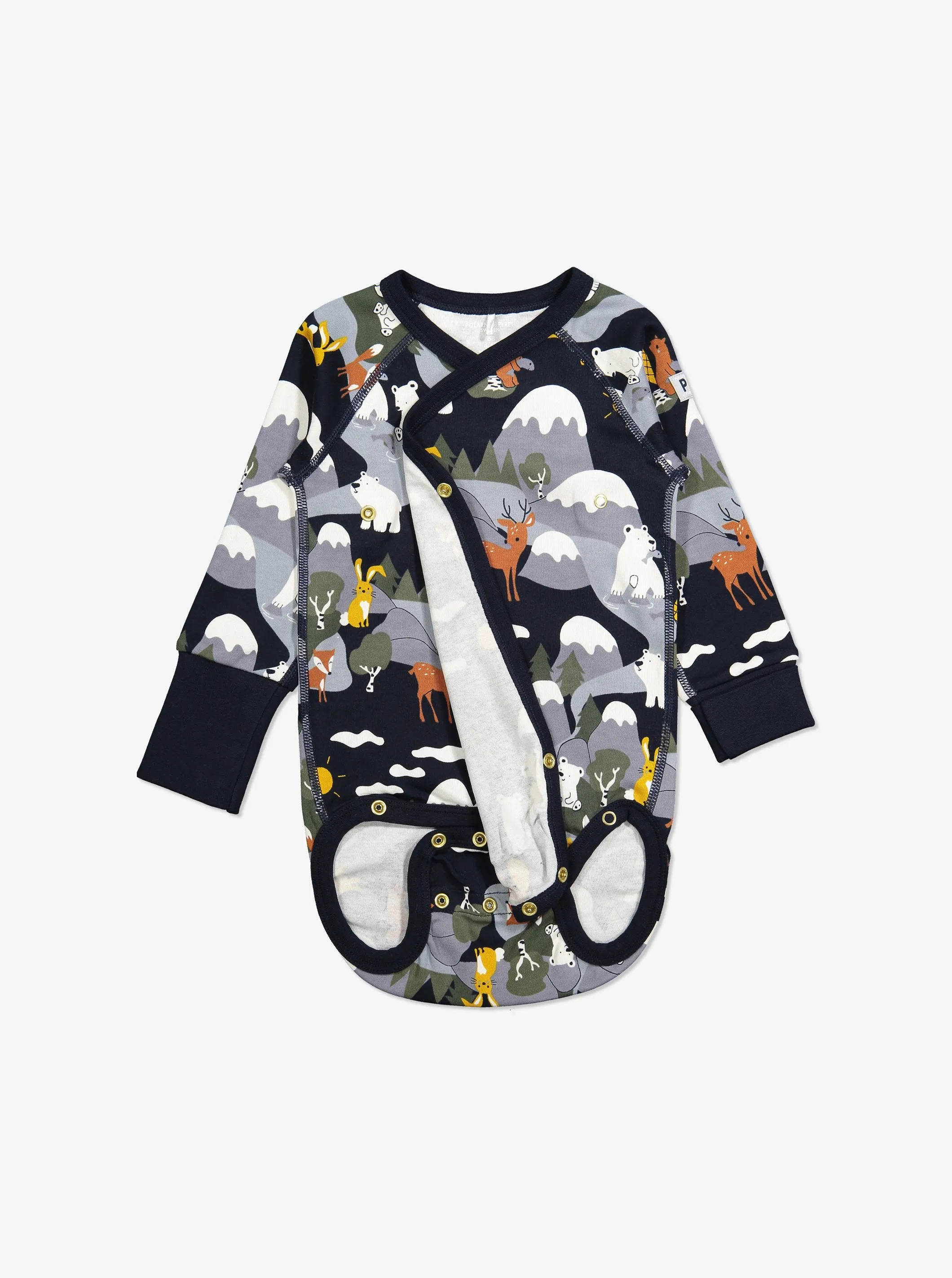 Nordic Winter Wraparound Babygrow