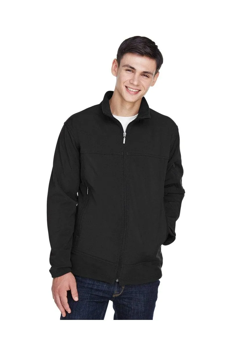 North End 88099: Men's Three-Layer Fleece Bonded Performance Soft Shell Jacket