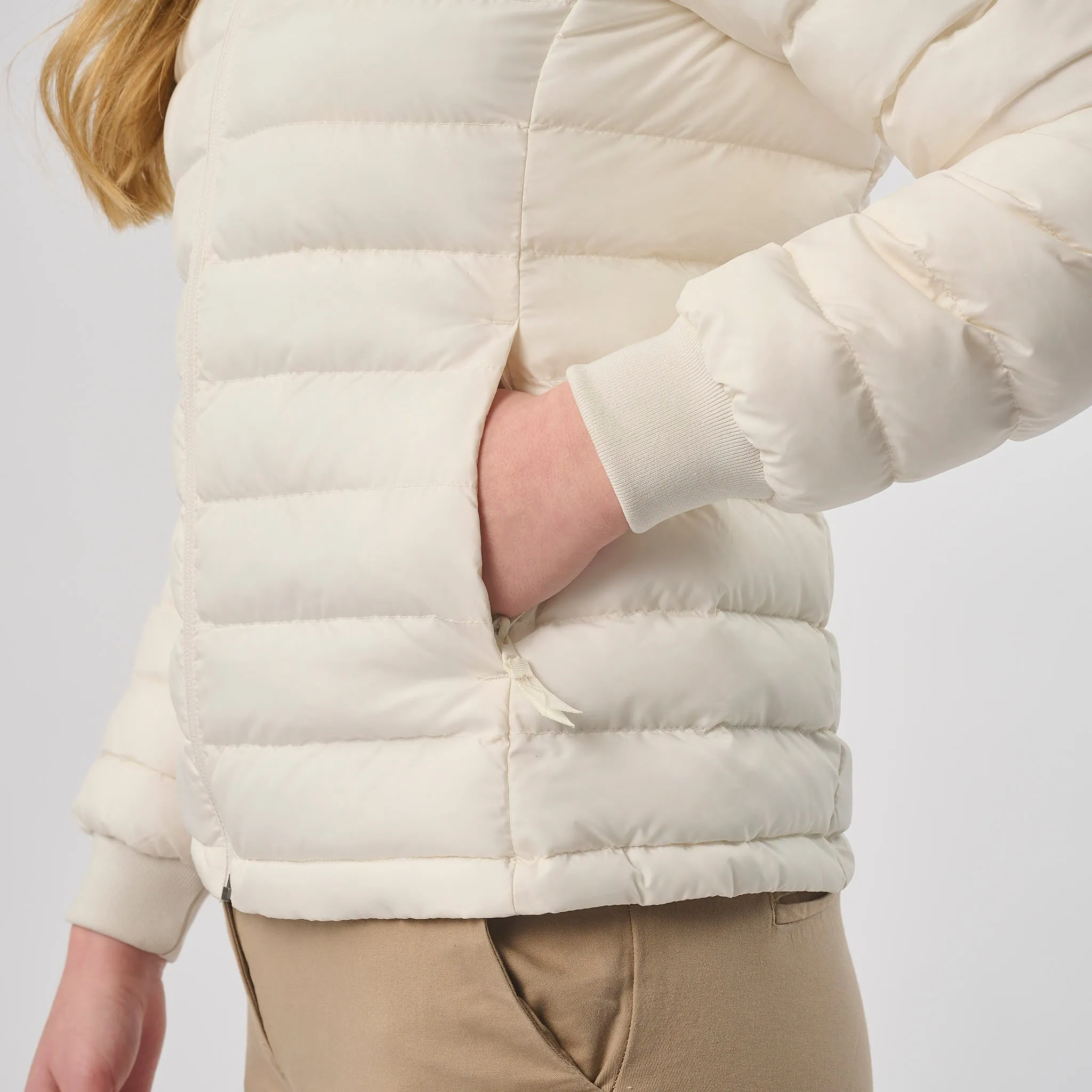 Omnitau Women's Breathable Fitted Padded Jacket - White