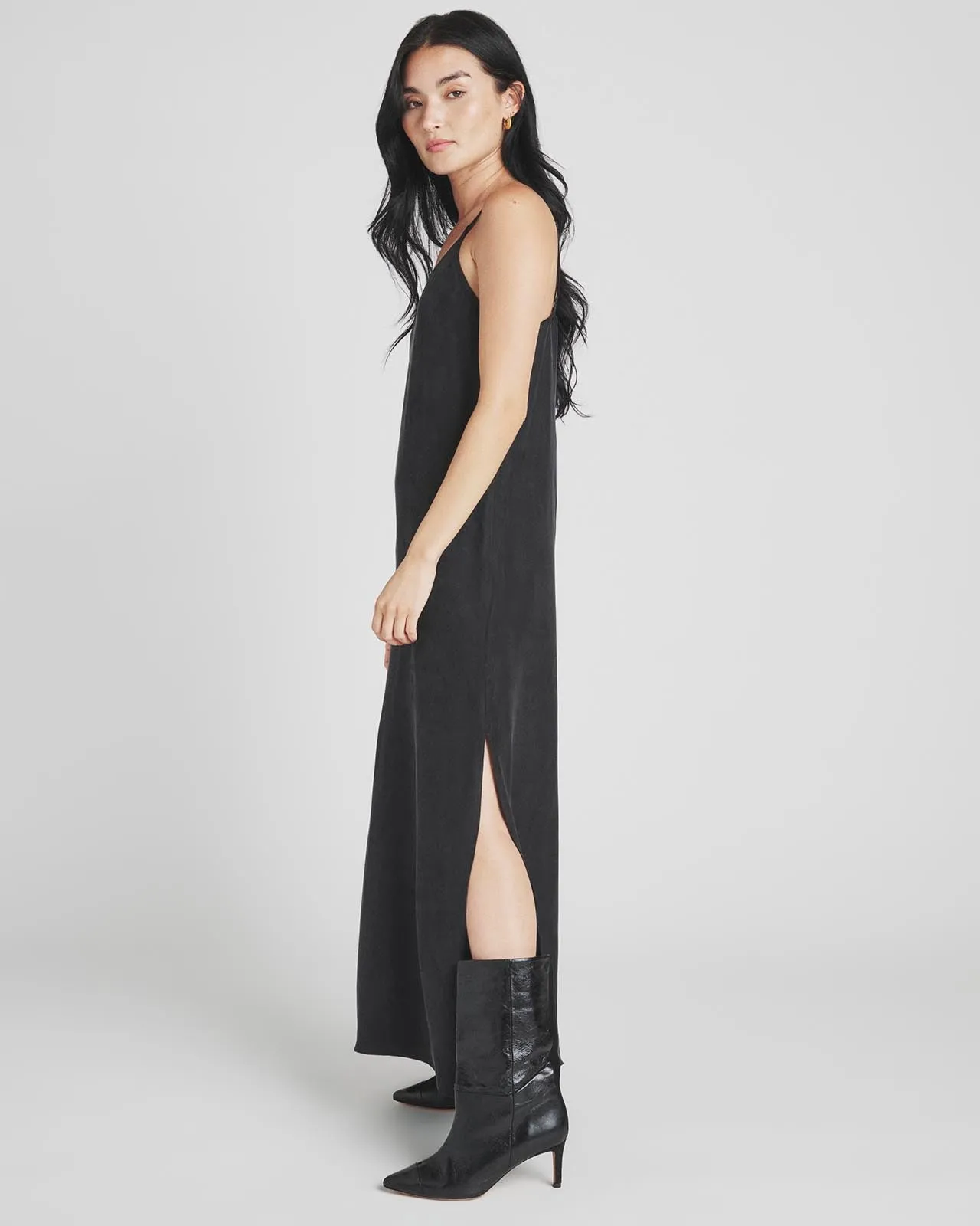 Orla Satin Midi Dress